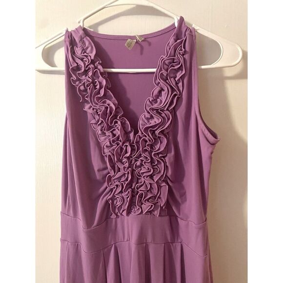 Madison Light Purple Sleeveless Dressy Summer Dress Small S Lavendar - Picture 2 of 3